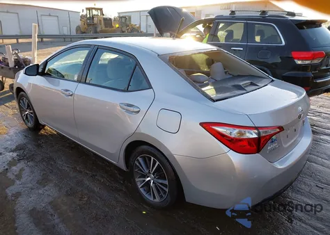 2016 Toyota Corolla Le Plus from USA, damaged, VIN 5YFBURHEXGP515136